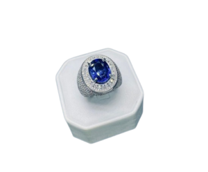 Cincin Berlian Pria Mata BIru