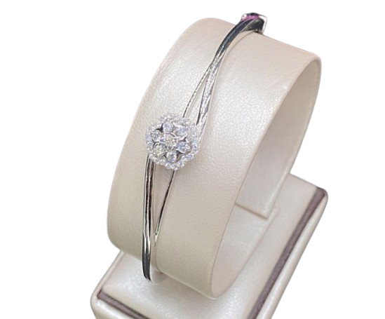 Gelang Bangle model Bulat Berlian