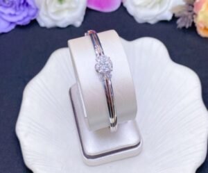 Gelang Berlian Rose Gold Model Bulat