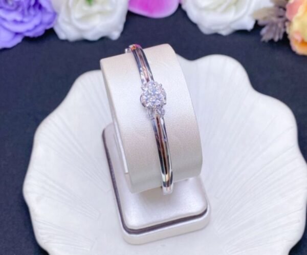 Gelang Berlian Rose Gold Model Bulat